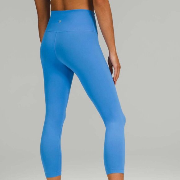 Lululemon Wunder Train High-Rise Crop 23" - Blue Nile - Picture 2 of 5